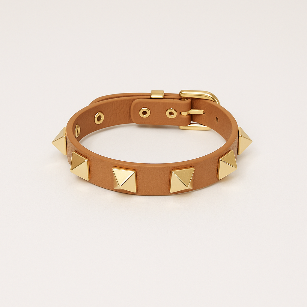 Endless, Studded Bracelet Beige