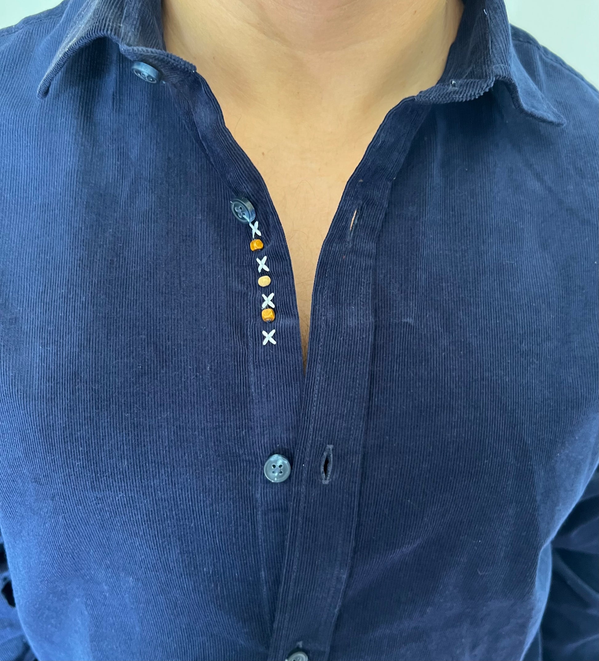 Giovani - Girardi Cord Shirt Blue