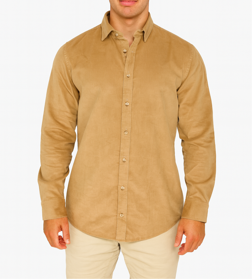 Giovani - Girardi Cord Shirt Beige