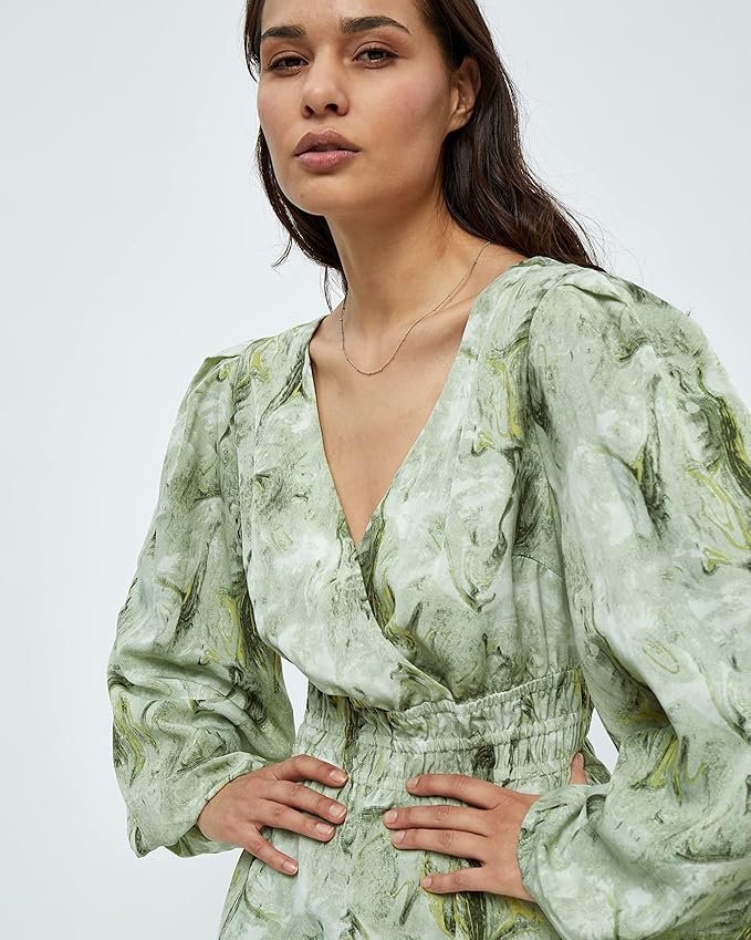 Peppercorn Marisola Short Dress - Green mint, Strl M