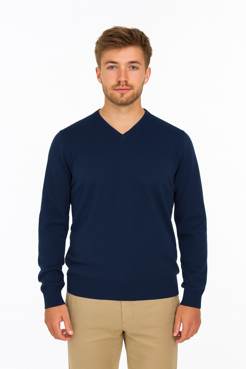 Giovani - Pro V Neck Blue