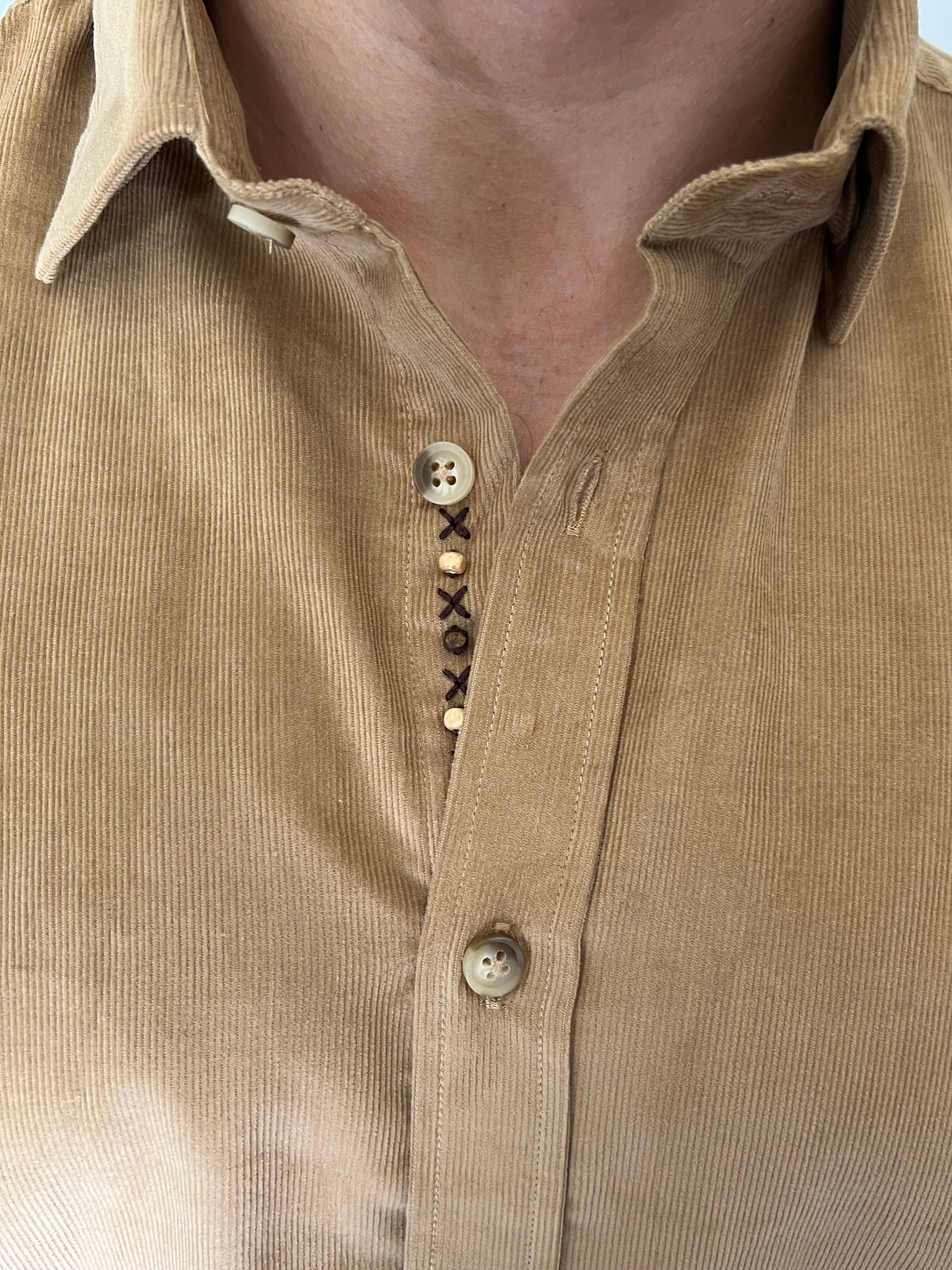 Giovani - Girardi Cord Shirt Beige