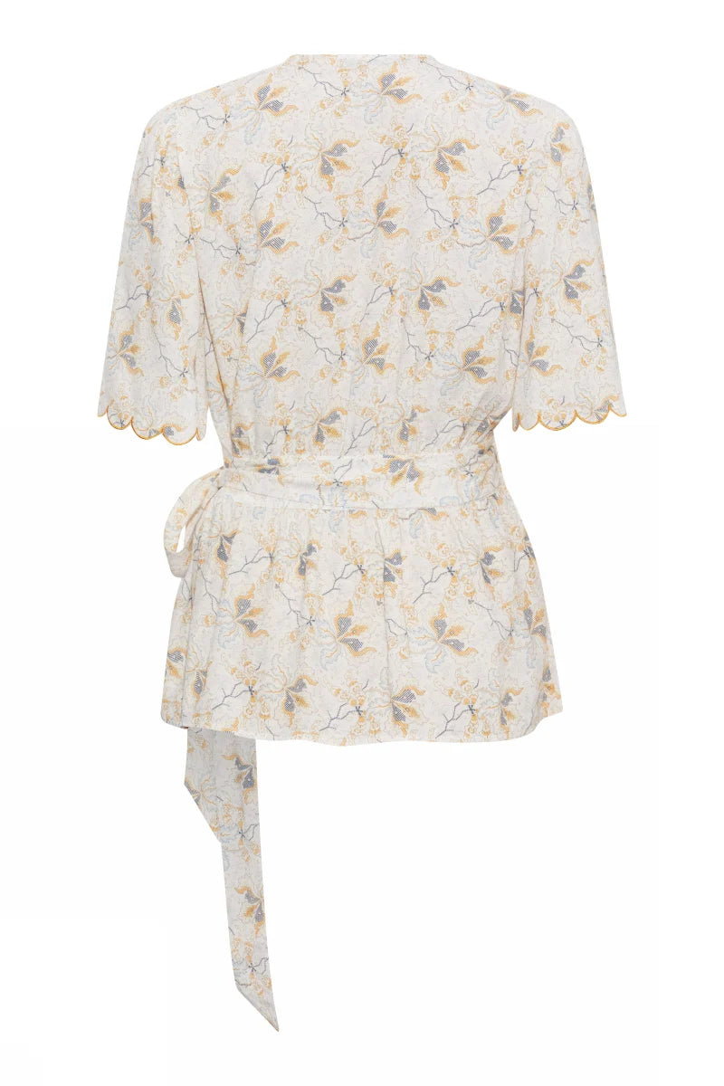 Rue de Femme Wrap Bluse, Strl S