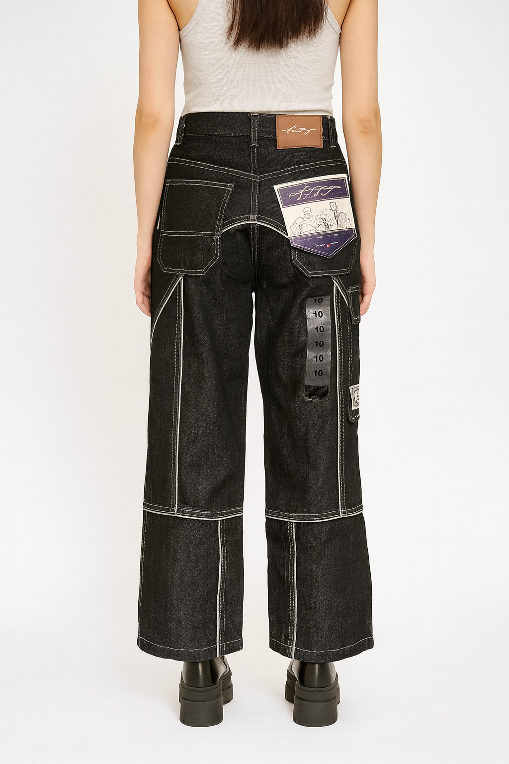 FUZ Jeanz Cargo Denim, strl 10 (B-vare)