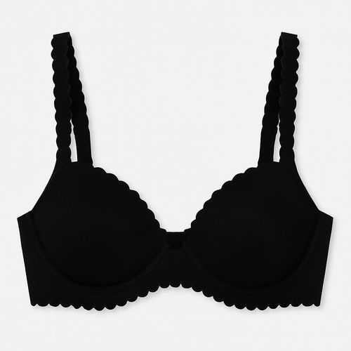 DIM, Black Scallop Bra