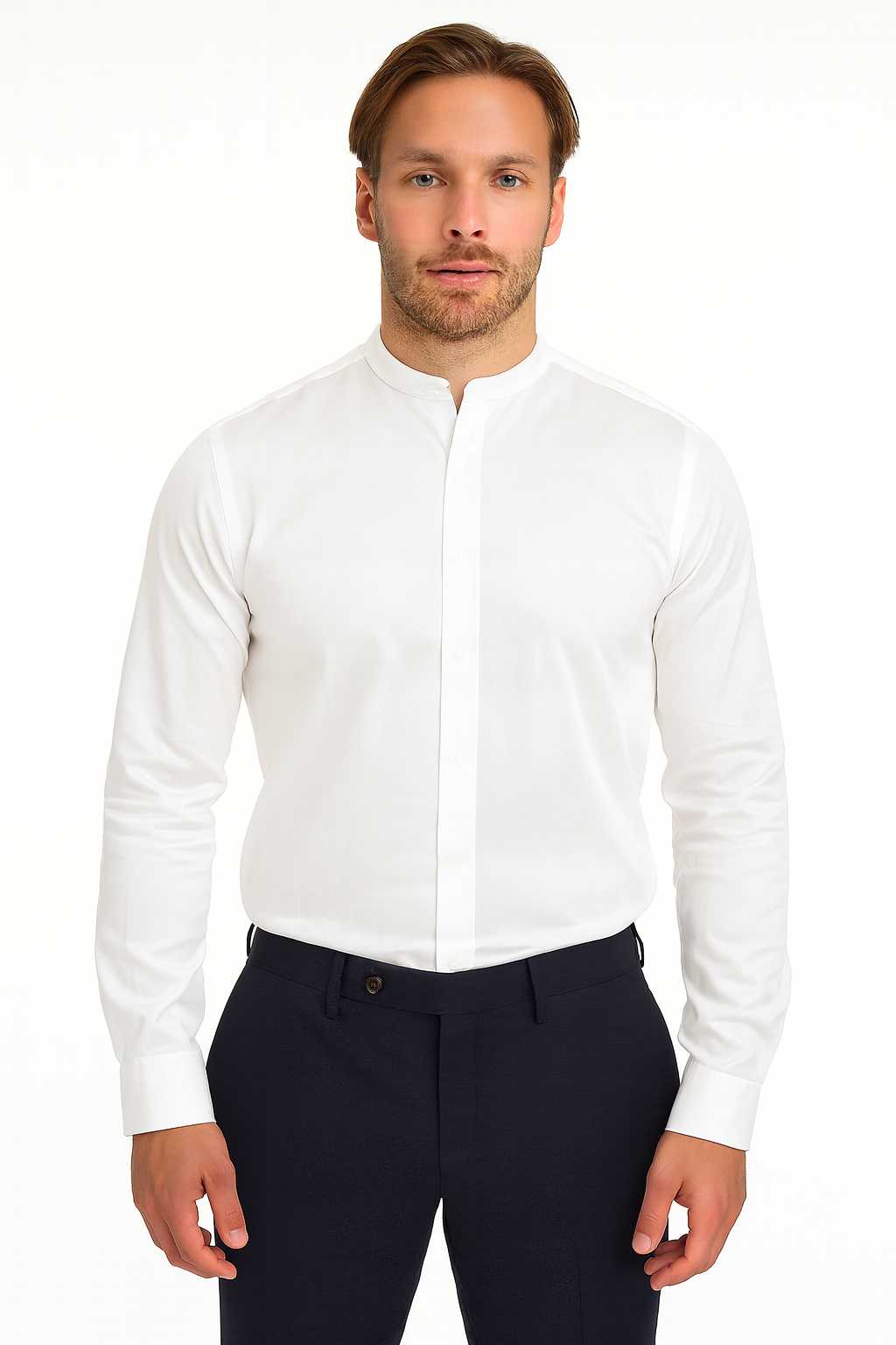 Giovani - White Collar shirt