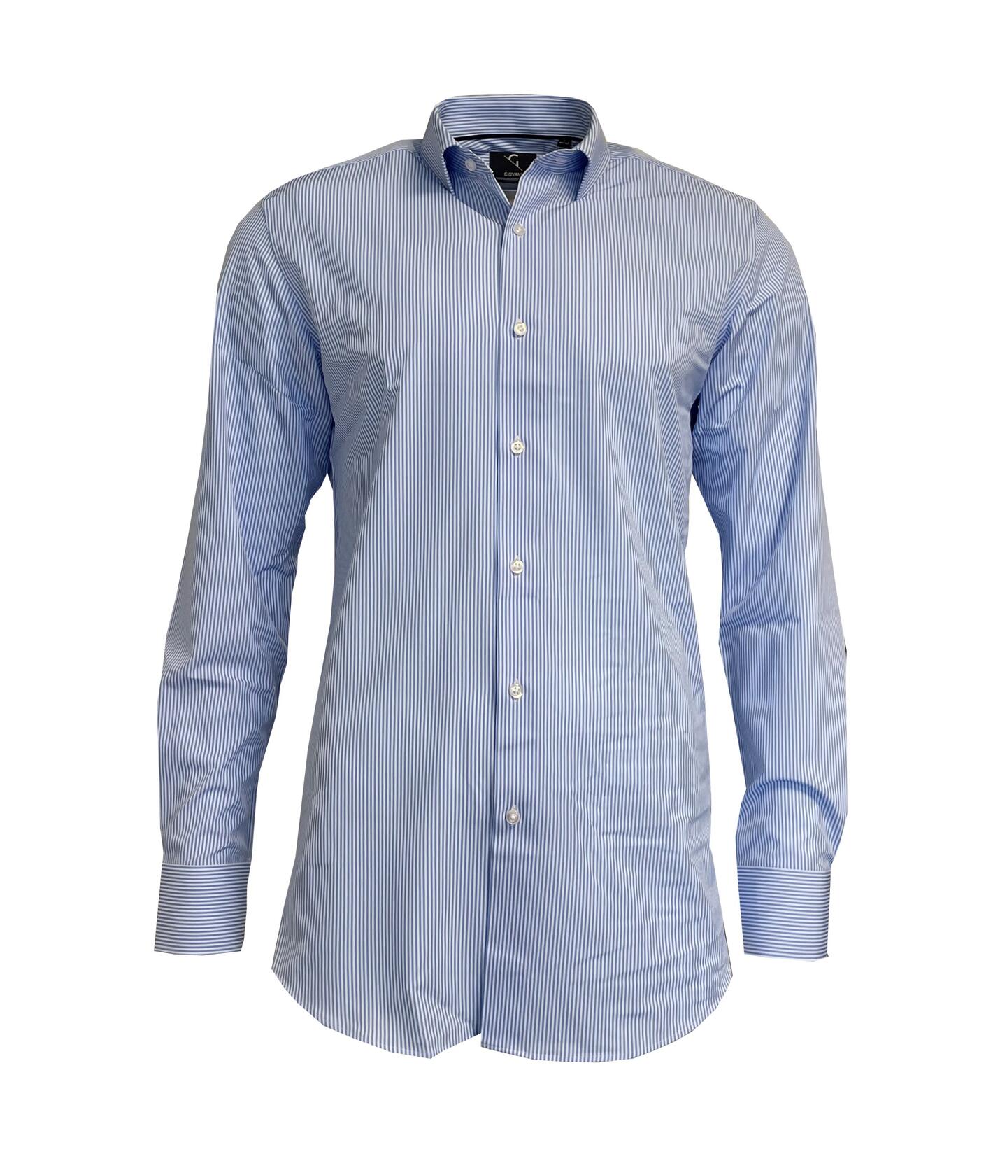Giovani - Dapresi Stretch Shirt White Stripe